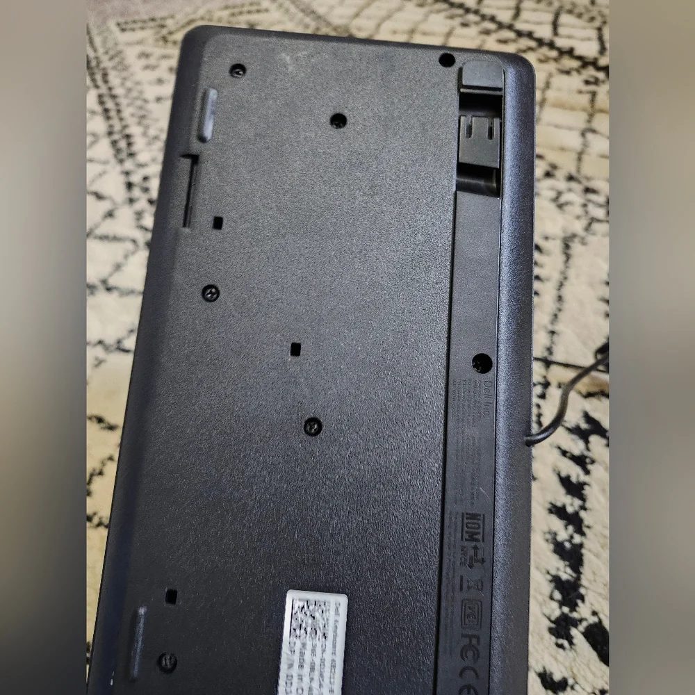 Dell Black Wired Keyboard